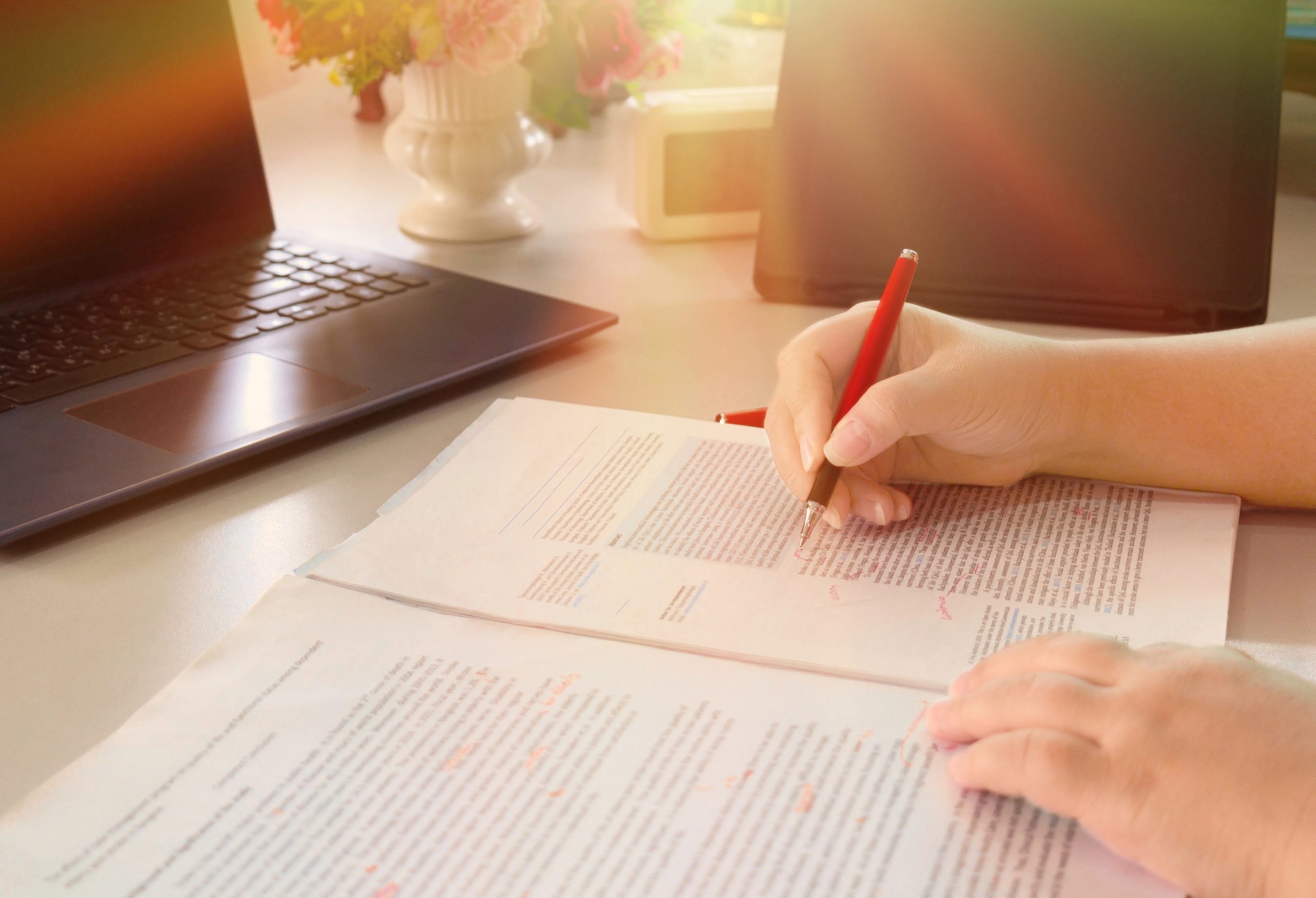 Copy editing and writing