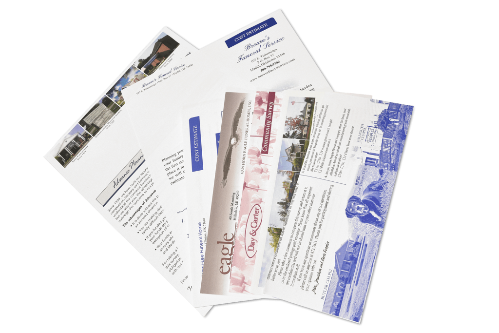 FAC Marketing direct mail survey examples